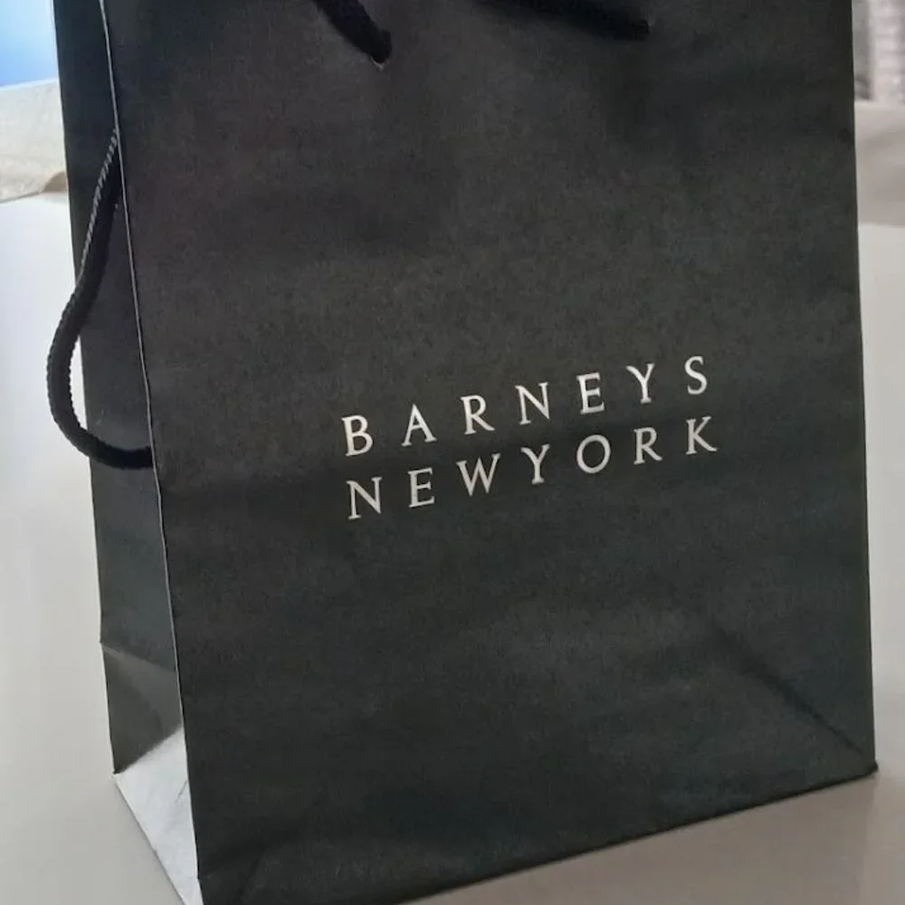 (2) Iconic Barneys New York Shopping Bags